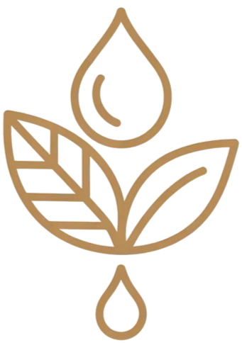 Freepik minimalist spiritual line icon soft gold color on